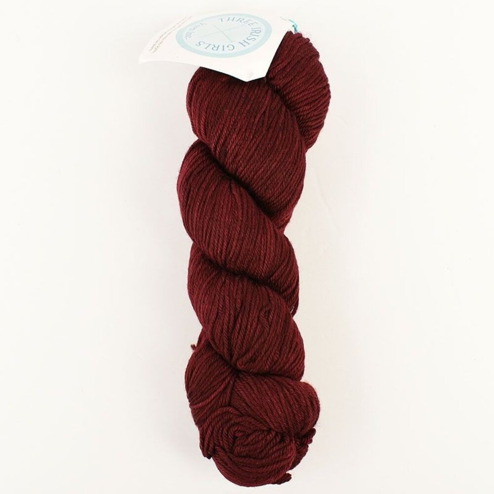 Three Irish Girls Springvale DK Yarn 100% Superwash Merino Wool Madeira Red